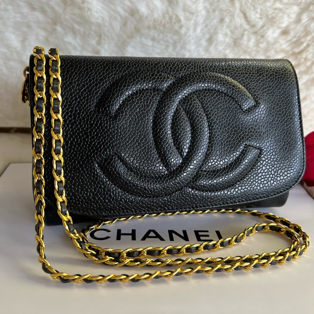RARE 🔥CHANEL TIMELESS CROSSBODY MINI BAG, WALLET ON CHAIN 🔥